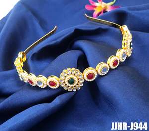 Joyería de banda para el cabello de moda de alta calidad para mujer diseñador nupcial boda fiesta Festival hecho a mano étnico proveedor mayorista - Product Image 5