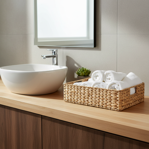 Organizing <b>Baskets</b> from Natural Water Hyacinth Handmade Sustainable <b>Basket</b> Made in Vietnam Crafted from Premium-Quality Material - Product Image 3