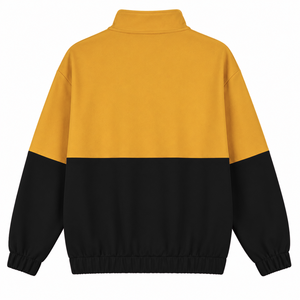 Pull à col zippé personnalisé NCBW Sorority, noir et or, avec logo brodé, décontracté pour femme, vêtements grecs - Product Image 3