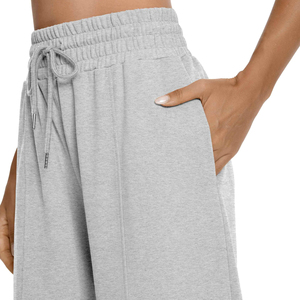 Pantalon évasé pour femme, de haute qualité, très vendu, pour l'hiver, décontracté et streetwear, respirant, en coton écologique, à jambes larges - Product Image 4
