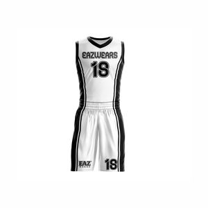 Ensemble de maillots de basket-ball pour équipe, vêtements de sport respirants à séchage rapide avec impression personnalisée du logo, du nom et du numéro, fabrication sur mesure - Product Image 6