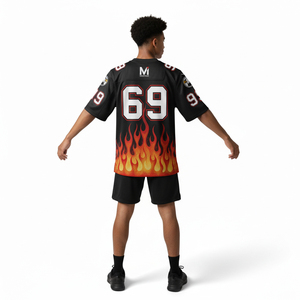 Ballon de football américain officiel de haute qualité pour les matchs des lycées, avec texture en cuir, poids officiel, logo d'équipe personnalisé, vente en gros - Product Image 2