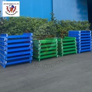 Paletas de acero industriales personalizadas, diseño de metal antihierro, protección contra la corrosión para un transporte eficiente, apilamiento, almacenamiento de mercancías - Product Image 4