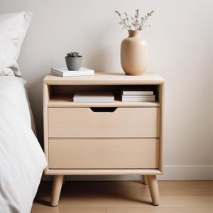 โต๊ะข้างเตียงทำจากไม้ธรรมชาติหรูหราออกแบบได้เองผู้ผลิตเฟอร์นิเจอร์ภายในบ้านจากอินเดีย - Product Image 2