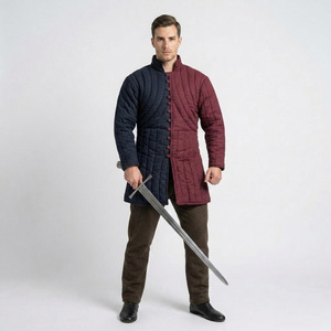 Padded Gambeson for Men, Medieval Knight Jacket for LARP <b>Costume</b>, Renaissance Faire and SCA Reenactment - Product Image 3