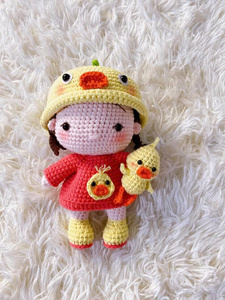 Muñeca de Ganchillo para Bebé con Mascota, Hecha a Mano con Hilo de Algodón, Éxito de Ventas para Navidad - Product Image 5