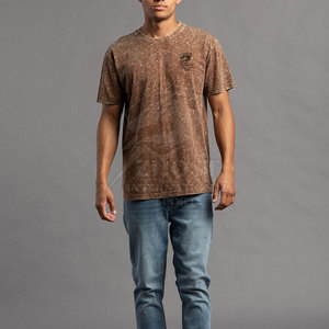 Vêtements de mode haute performance, légers, confortables, design tendance, t-shirts pour hommes effet délavé pour un style de vie urbain actif. - Product Image 2