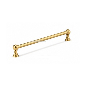 Traditional Brass Bar Handle with Ball Ends <b>for</b> <b>Bathroom</b> Furniture Durable Design - Product Image 5