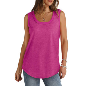 Fabricante de Productos: Camiseta sin Mangas para Mujer, Estilo Urbano, Ropa Femenina al por Mayor, Precio Económico, Camiseta sin Mangas para Mujer, Agradable al Tacto - Product Image 4
