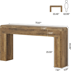 Long Living Room <b>Console</b> <b>Table</b> Non-Defective and Supported No Remorse Returns - Product Image 2