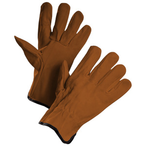 Most Popular Cowhide Grain Leather Heavy-Duty Rubber CE Certified Anti-Static Heat Resistant Adjustable Wristlet Safety <b>Gloves</b> - Product Image 5