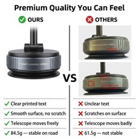 Support magnétique pour téléphone portable à ventouse sous vide N52 amélioré, rotation 360° °   Support de téléphone magnétique pliable et portable pour voiture