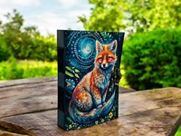 Carnet en cuir de renard personnalisé, fait main, style vintage, Grimoire des Ombres, cadeau pour lui et elle, Héritage des Herbes 200