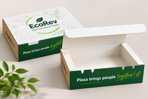 Cajas de Papel Biodegradables y Ecológicas para Alimentos, Resistentes a la Grasa, para Alitas de Pollo, Comida Rápida, Pollo Frito - Product Image 4