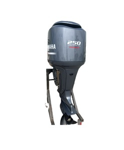 Offre exceptionnelle : Moteur hors-bord commercial d'occasion 2021, 250 CV, 4 temps, arbre de 25 pouces, 315 heures de fonctionnement - Product Image 1