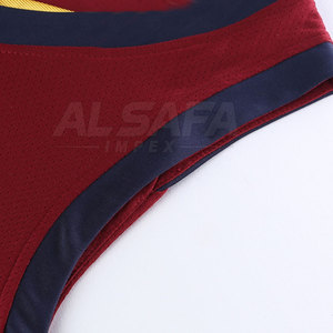 เสื้อบาสเก็ตบอลดีไซน์ใหม่ ใส่สบาย สีพื้น เสื้อบาสเก็ตบอลสำหรับฝึกซ้อม - Product Image 5