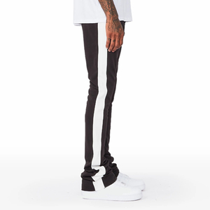 100% Cotton <b>Loose</b> <b>Men's</b> Sweatpants Track Sweat Pants <b>for</b> <b>Men</b> Custom Streetwear Sweatpants Hip Hop Flare Stacked Pants <b>Trousers</b> - Product Image 3