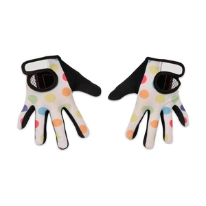 Guantes de ciclismo con dedos completos, diseño de lunares, malla transpirable, guantes deportivos de verano para exteriores - Product Image 4