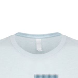 Camiseta Azul de Manga Corta con Cuello Redondo y Diseño de Letras Entrelazadas, Ropa Casual para el Día a Día, Estilo Urbano, Cómoda - Product Image 2