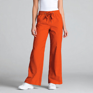 Scrub Pants for Nurses 100% Cotton Knitted Stretchy Hospital Uniform Bottoms Pockets Breathable Comfortable Customized Color - Product Image 3