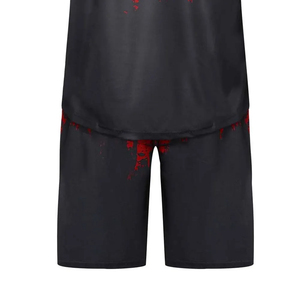 Ensemble d'été décontracté pour hommes, tissu adapté à l'été, t-shirt et short légers et tendance, tenue assortie, respirante et confortable - Product Image 3