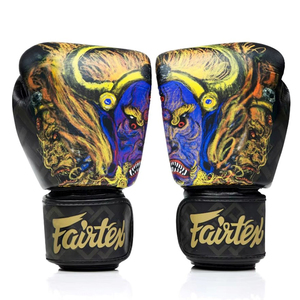 ถุงมือชกมวย Fairtex รุ่นขายดีที่สุด ผลิตตามสั่ง (OEM) หนังพรีเมียม สำหรับคิกบ็อกซิ่ง พิมพ์ลายดิจิตอลตามต้องการ ถุงมือมวยไทย - Product Image 2