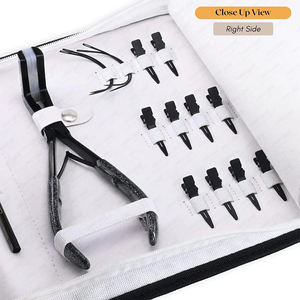 Juego de Herramientas para Extensiones de Cabello de Acero Inoxidable Mate de Color Personalizado, Alicates Micro, Regal Impex - Product Image 6