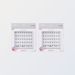 <b>lash</b> extensions Ollio Olrio No-<b>Glue</b> <b>Individual</b> Eyelashes Single Pack PLUS Clear Short 2 Types Choose 1 - Product Image 6