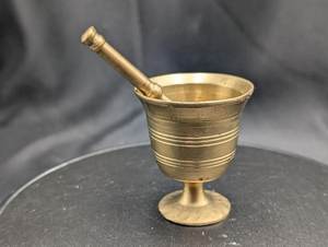 Handmade Stainless Steel Mortar Pestle Set for Salt Spice Ayurveda Best Quality Food Grade Dishwasher Safe <b>Environment</b>-friendly - Product Image 1
