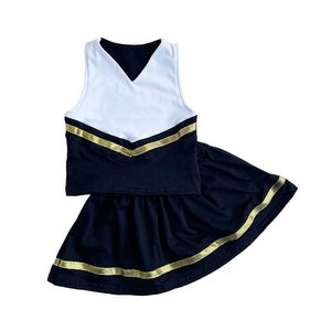 Tenues de cheerleading Trimpo Sports All-Star pour enfants et femmes, ensembles 100 % polyester avec techniques d'impression de strass - Product Image 3