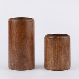 Porte-ustensiles en bois porte-ustensiles en bois de grande qualité porte-ustensiles de cuisine organisation de comptoir - Product Image 6