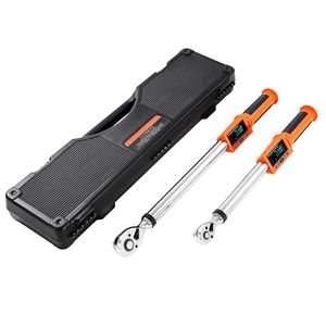 Set di chiavi dinamometriche digitali a 2 pezzi (attacco da 1/2 e 3/8 pollici, 72 denti, precisione del 2%, valore preimpostato) di Spanners - Product Image 6
