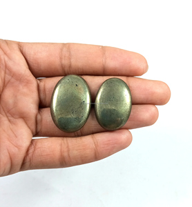 Pyrite naturelle en vrac, formes variées, lisse, pour la création de bijoux, prix usine. - Product Image 6