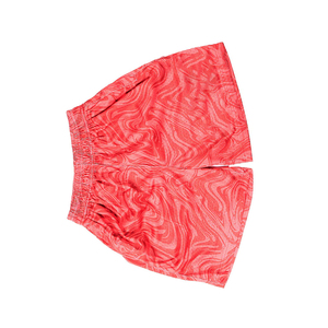 Shorts de bain pour hommes en toile unie, fabriqués en usine, avec logo personnalisé, style streetwear décontracté, fermeture à cordon, séchage rapide, vente en gros - Product Image 2