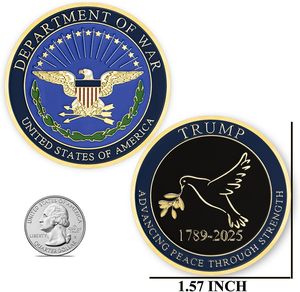 Monete Commemorative Personalizzate per il Regalo di Laurea: 'Avanzando la Pace Attraverso la Forza' per USA, Germania, Giappone - Product Image 6