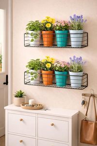 Metal Planter <b>Stand</b> || Flower <b>Pot</b> <b>Stand</b> for Railing Planters || Plant <b>Stand</b> Indoor Hanging <b>Pot</b>|Rust resistant hanging planter - Product Image 5