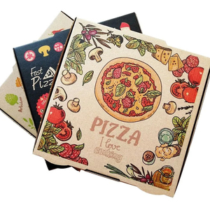 Cajas de Pizza Premium Blancas y Marrones, Cajas de Embalaje Corrugadas con Logotipo Personalizado Impreso - Product Image 6