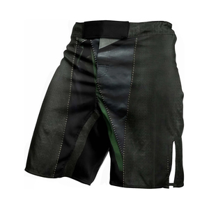 OEM Wholesale MMA <b>Shorts</b> Plain Athletic Stretch <b>Polyester</b> Spandex Material Breathable Comfortable Training MMA <b>Shorts</b> - Product Image 4
