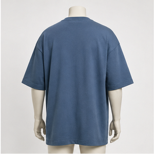 Camiseta Oversize de Algodón 100% con Hombros Caídos y Gráfico de Pétalos, de Secado Rápido y Manga Corta para Hombre, Estilo Casual Contemporáneo - Product Image 5
