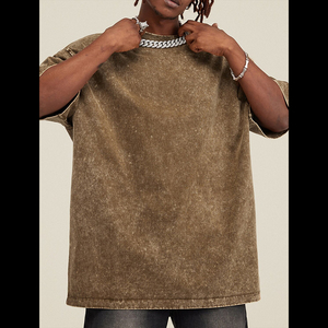 Nouveau design, été, léger, 100% coton, écologique, surdimensionné, impression de logo personnalisée, col rond, manches courtes, t-shirts pour hommes - Product Image 1