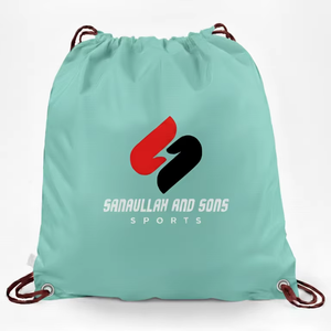 Lightweight Drawstring Backpack Durable Fabric Gym Sports <b>Bag</b> with Custom Logo for Daily Use - Product Image 1