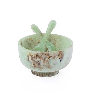 Tazón de Resina Hecho a Mano, Grande, Redondo, Decorativo, para Ensaladas y Aperitivos, para la Mesa del Hogar y la Cocina - Product Image 5