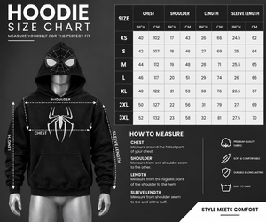 Sudadera con Capucha Negra para Hombre con Estampado Gráfico Personalizado de Araña, Sudadera de Forro Polar, Ropa Urbana Casual de Moda Oversize al por Mayor - Product Image 5