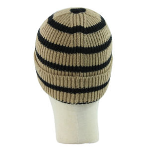 Bonnet tendance personnalisé avec logo, bonnet d'hiver tricoté doux et chaud multicolore, bonnet jacquard personnalisé à prix abordable - Product Image 3