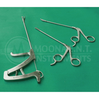 Alat Bedah THT Moona E.N.T Instruments Scorpion Suture Passer 20 Cm Set Artroskopi dengan Penetrator Suture Retriever Forcep untuk Bedah Umum