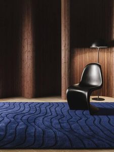 Tapis élégant en laine ivoire, tissé à la main, moderne, pour salon, chambre, pique-nique, antidérapant, décoration intérieure, cadeau - Product Image 2