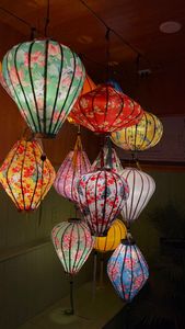 Silk Lanterns Colorful Bamboo Silk Lanterns Decorative Lighting For Patio Garden Wedding Vietnam Silk Lanterns Decor - Product Image 2