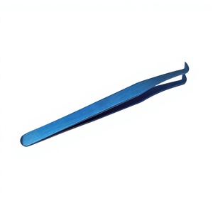 Pince à volume et à isolation incurvée TEEJAY Plasma Blue J avec poignée droite à maintien supplémentaire en acier inoxydable anti-magnétique - Product Image 5