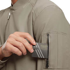 Nouvelle veste bomber pour homme, veste classique, col montant, nylon, polyester, vestes bomber en tricot d'hiver - Product Image 3