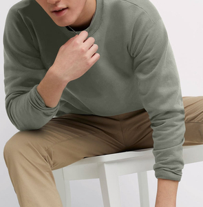 Sudadera Reflectante para Hombre, 100% Algodón Ecológico, con Detalles de Alta Visibilidad, Cuello Redondo, para Deportes Nocturnos - Product Image 5